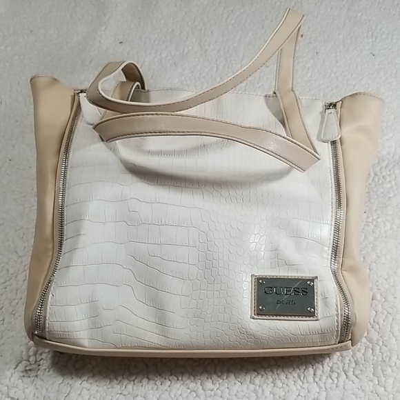 Guess Alligator Print Expandable Tote Bag - Picture 2 of 5